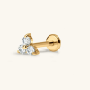 faded grandeur stud earrings