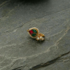 faded grandeur stud earrings