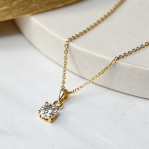 small chain gold with diamond